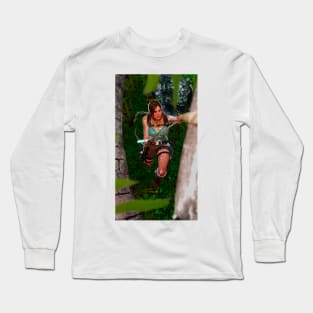 Lara Croft next generation Long Sleeve T-Shirt